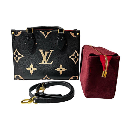 Used LOUIS VUITTON Monogram Empreinte Leather OnTheGo PM Two Way Shoulder Bag Black GHW