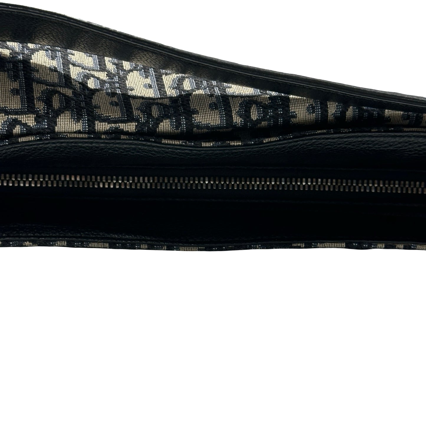 Used DIOR Canvas Oblique Saddle Messenger Bag GHW