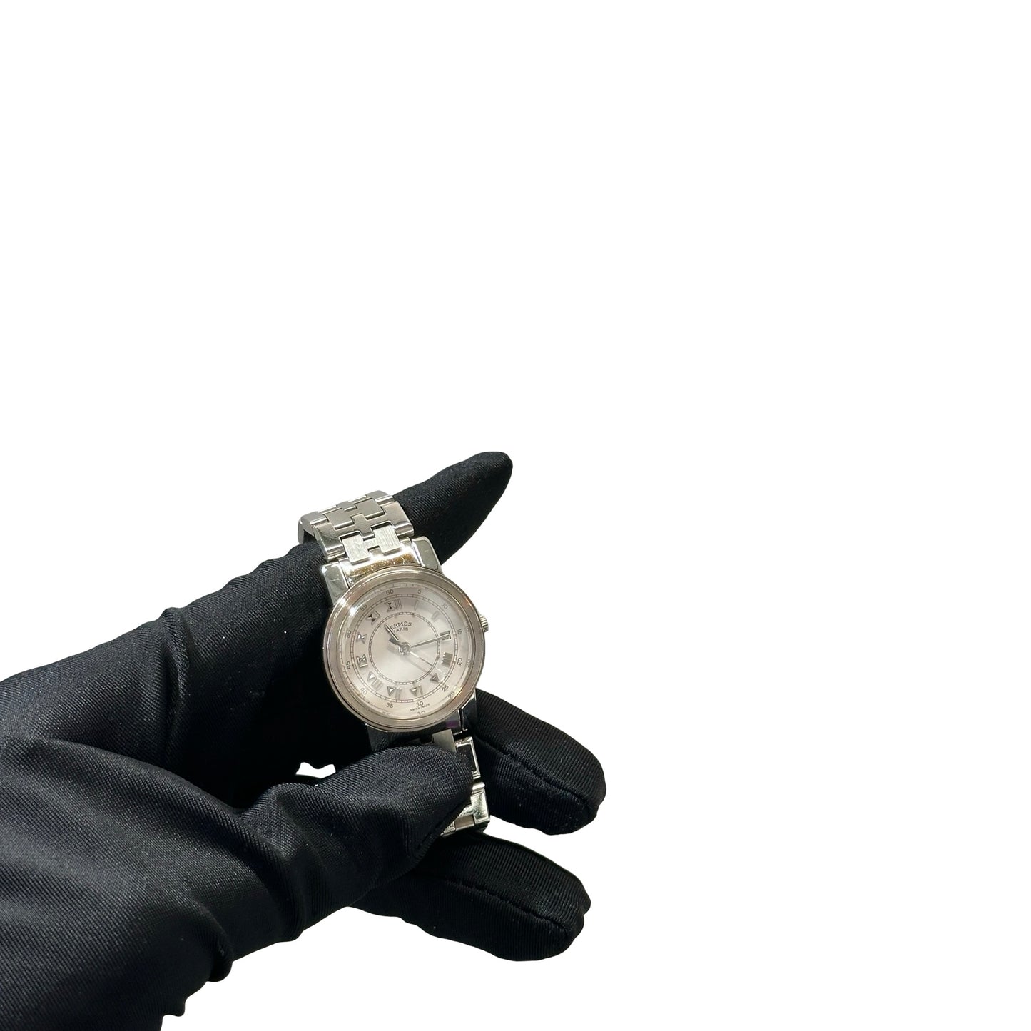 Used HERMÈS Watch Watch Silver