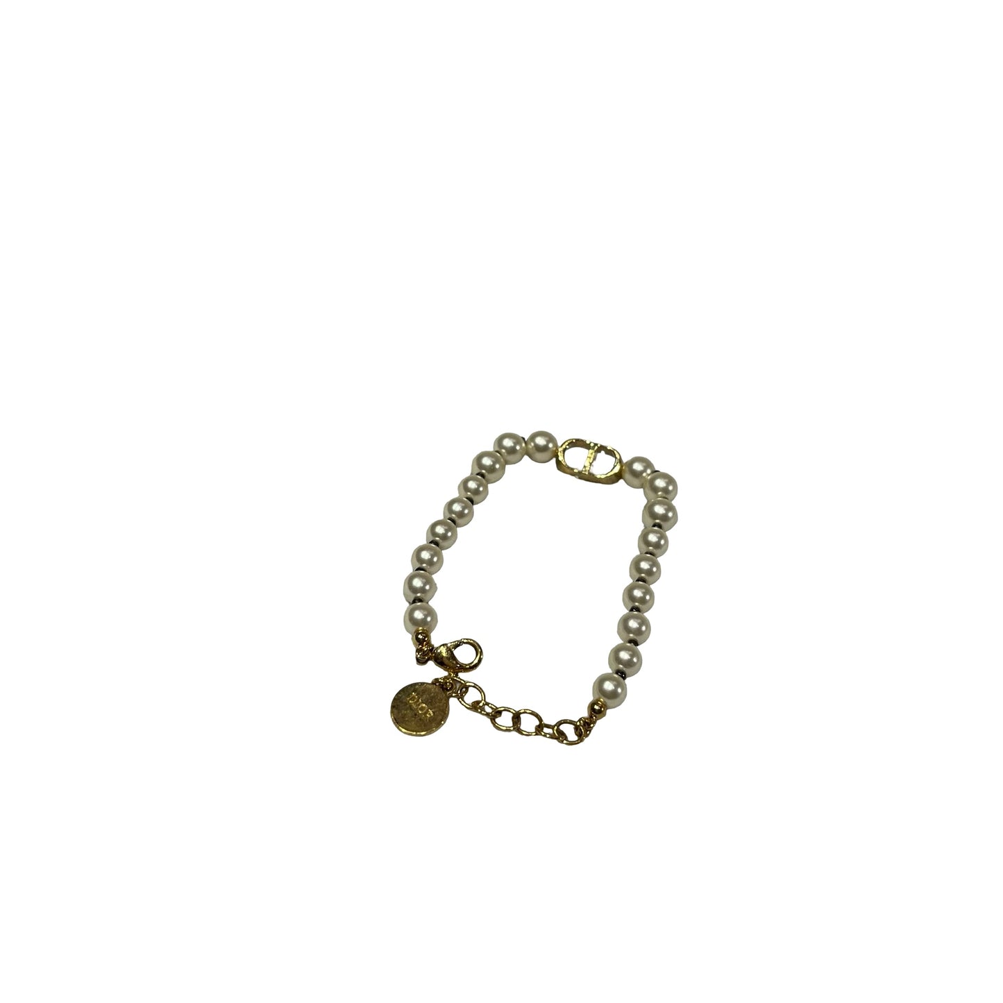 Used Dior Pearl Bracelet Bracelet PHW