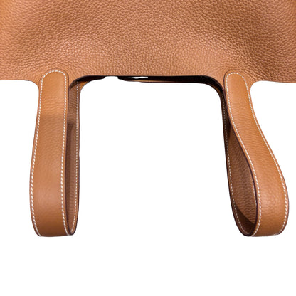 Used HERMÈS TC Picotin 22 Bucket Bag Gold (37) GHW