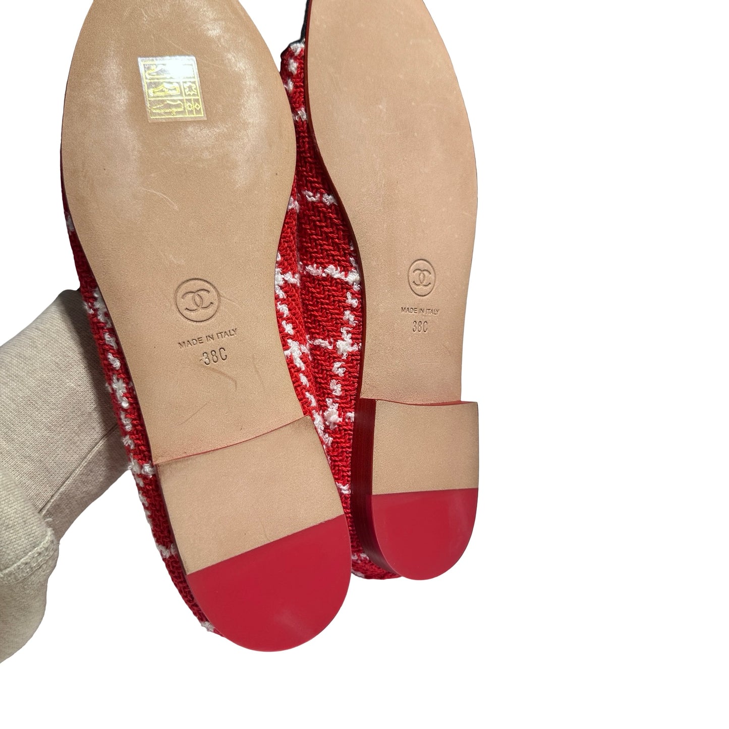 Used CHANEL Shoes Red