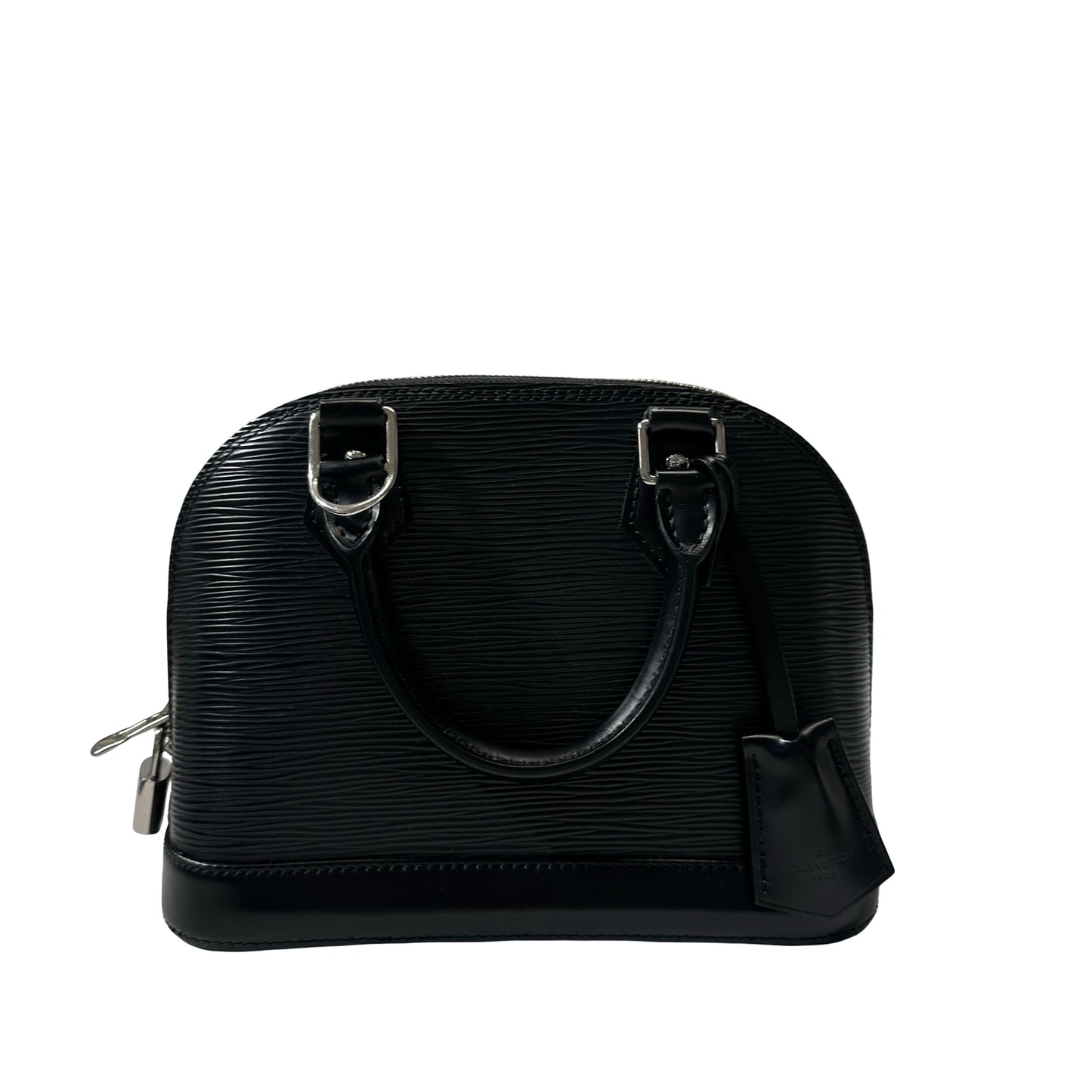 Used Louis Vuitton Epi Leather Alma BB Shoulder Bag Black PHW