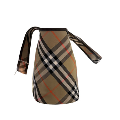 Used BURBERRY Tote Bag Beige GHW