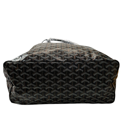 New GOYARD Tote PM Shoulder Bag Black PHW