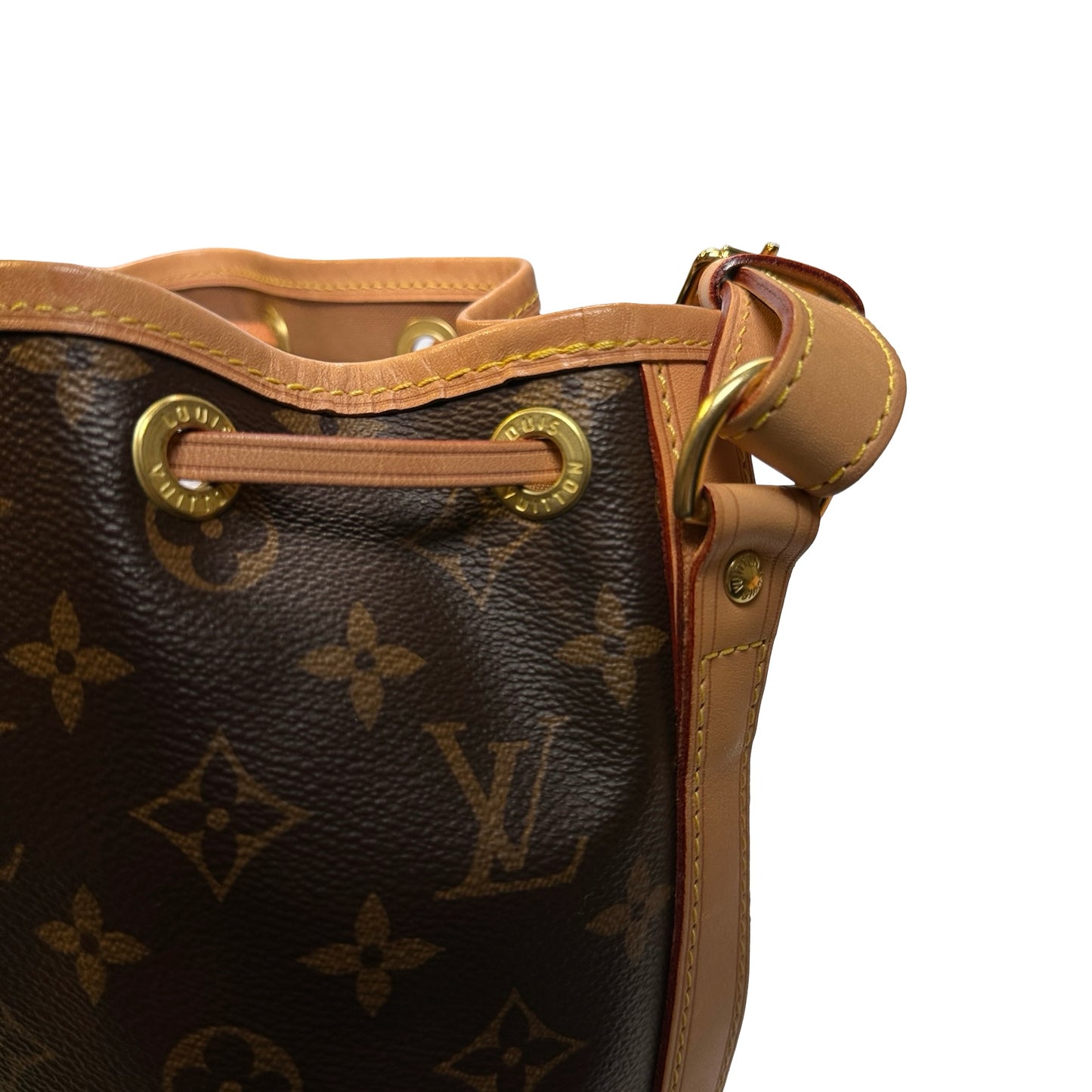 Used LOUIS VUITTON Monogram Neonoe Chain Shoulder Bag Brown GHW