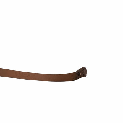 Used HERMES leather Bracelet Mini Kelly Double Tou BRACELET NATA GHW