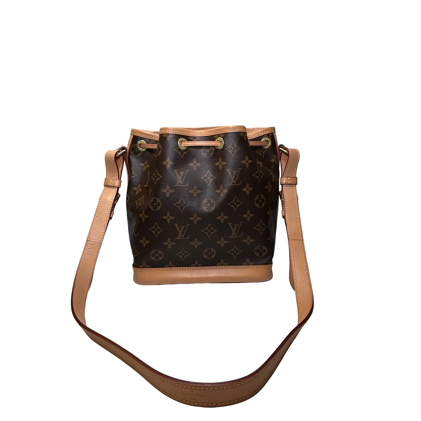 Used LOUIS VUITTON Monogram Neonoe Chain Shoulder Bag Brown GHW