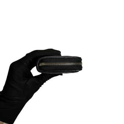 Used CHANEL Caviar Quilted Classic Zipped Coin Purse Coin Purse Black GHW