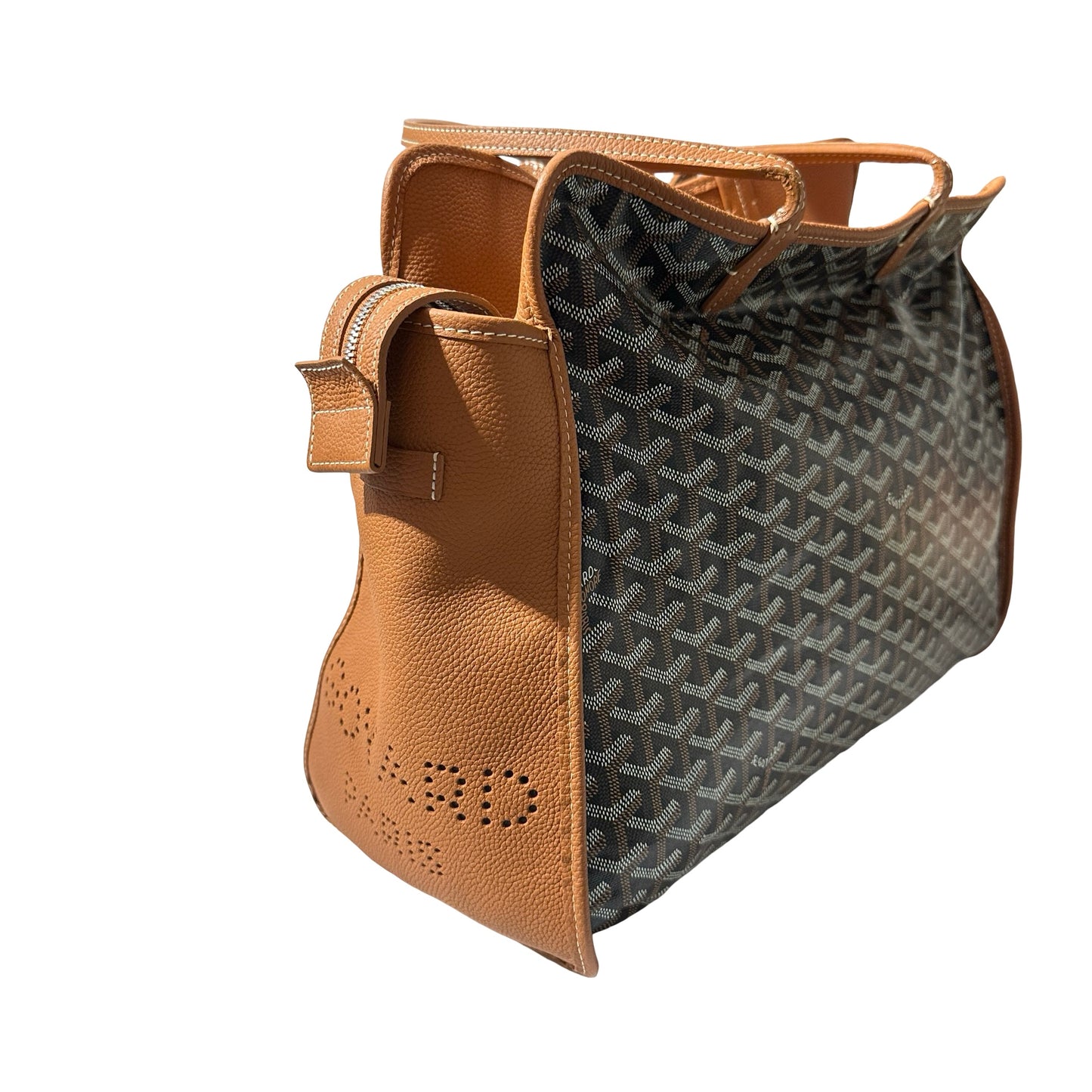 Used GOYARD Hardy PM Tote Bag Brown PHW