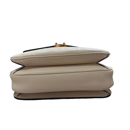 Louis Vuitton Calfskin Leather Metis Cross Body Bag GHW Beige