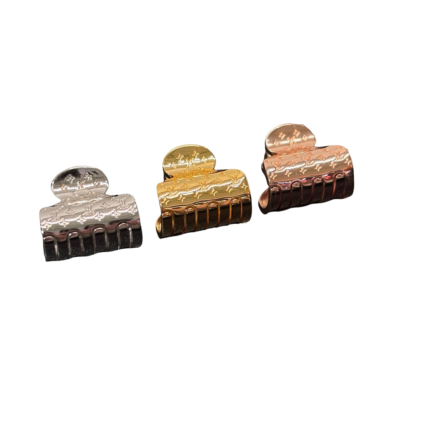 Used LOUIS VUITTON Hair clip Accessories Rose Gold Silver Gold