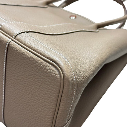 Used HERMES TC Garden Party 36 Tote Bag Etoupe GHW