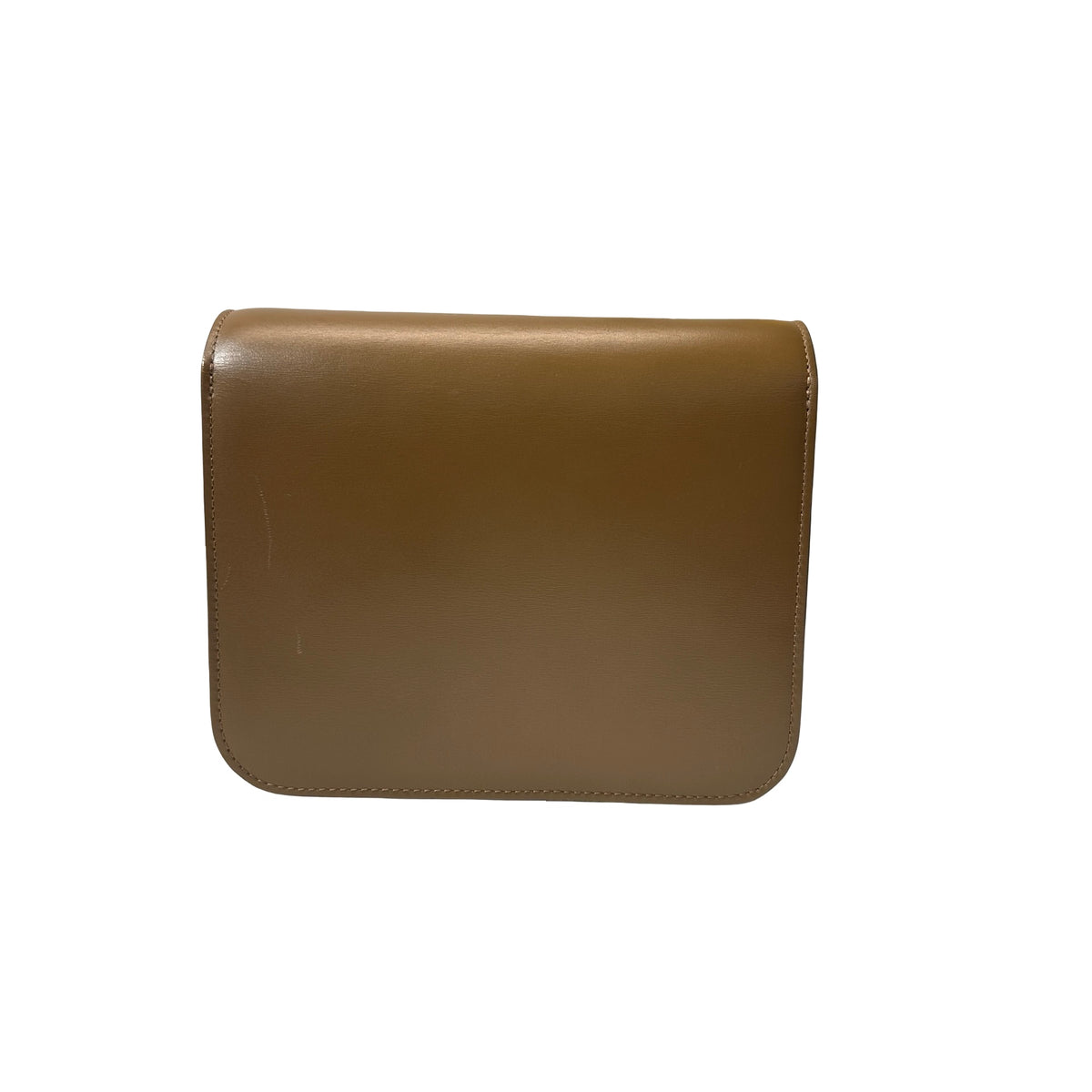 Used CÉLINE Teen Box Cross Body Brown GHW Cross Body Bag