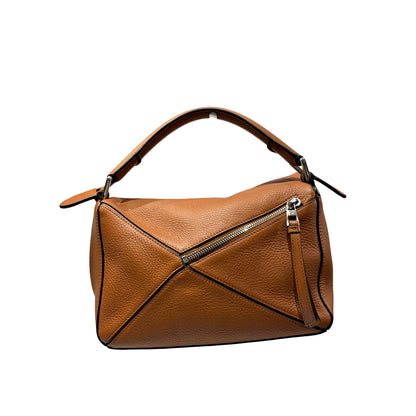 Used LOEWE Puzzle Cross Body Bag Brown PHW