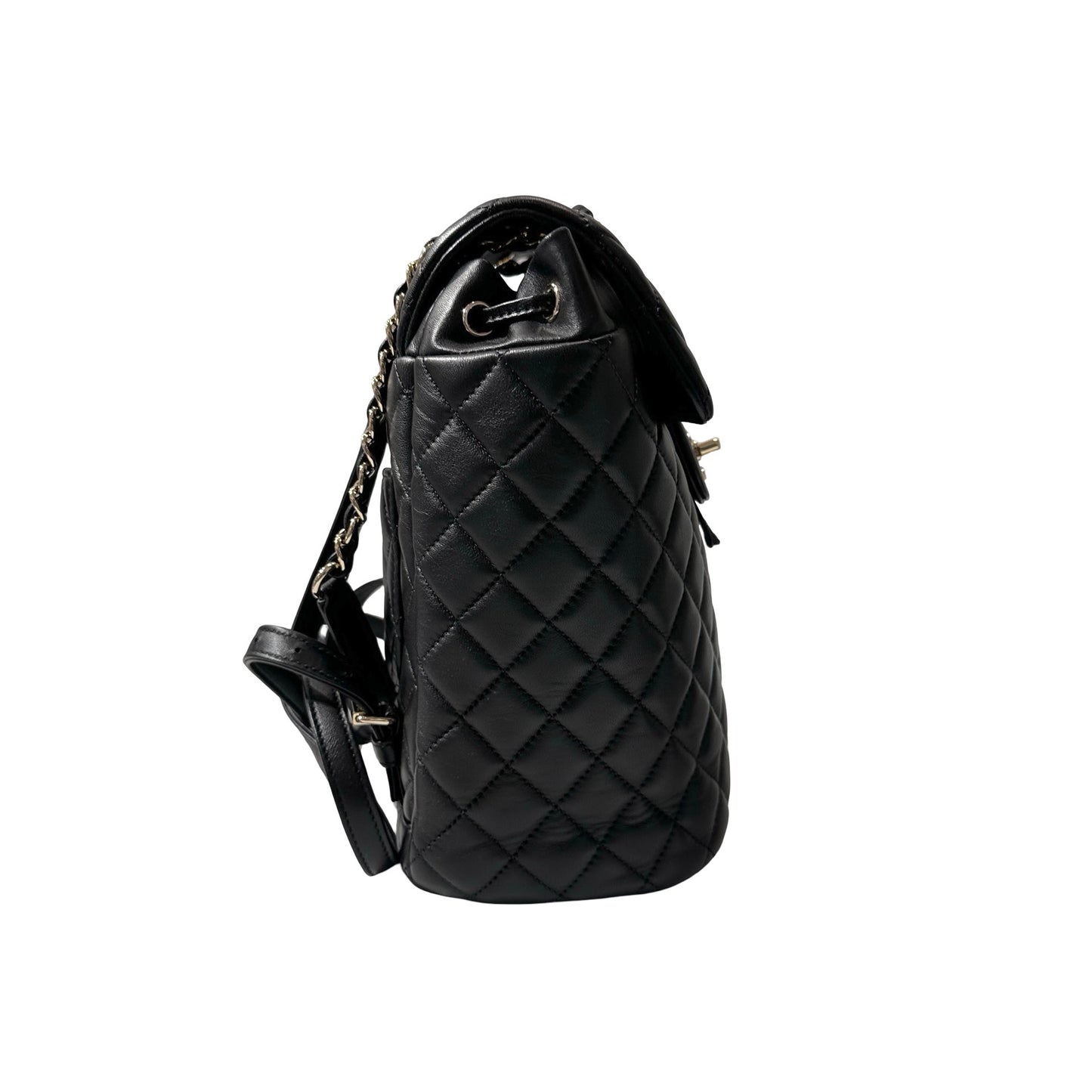 Used CHANEL Lambskin Leather Backpack