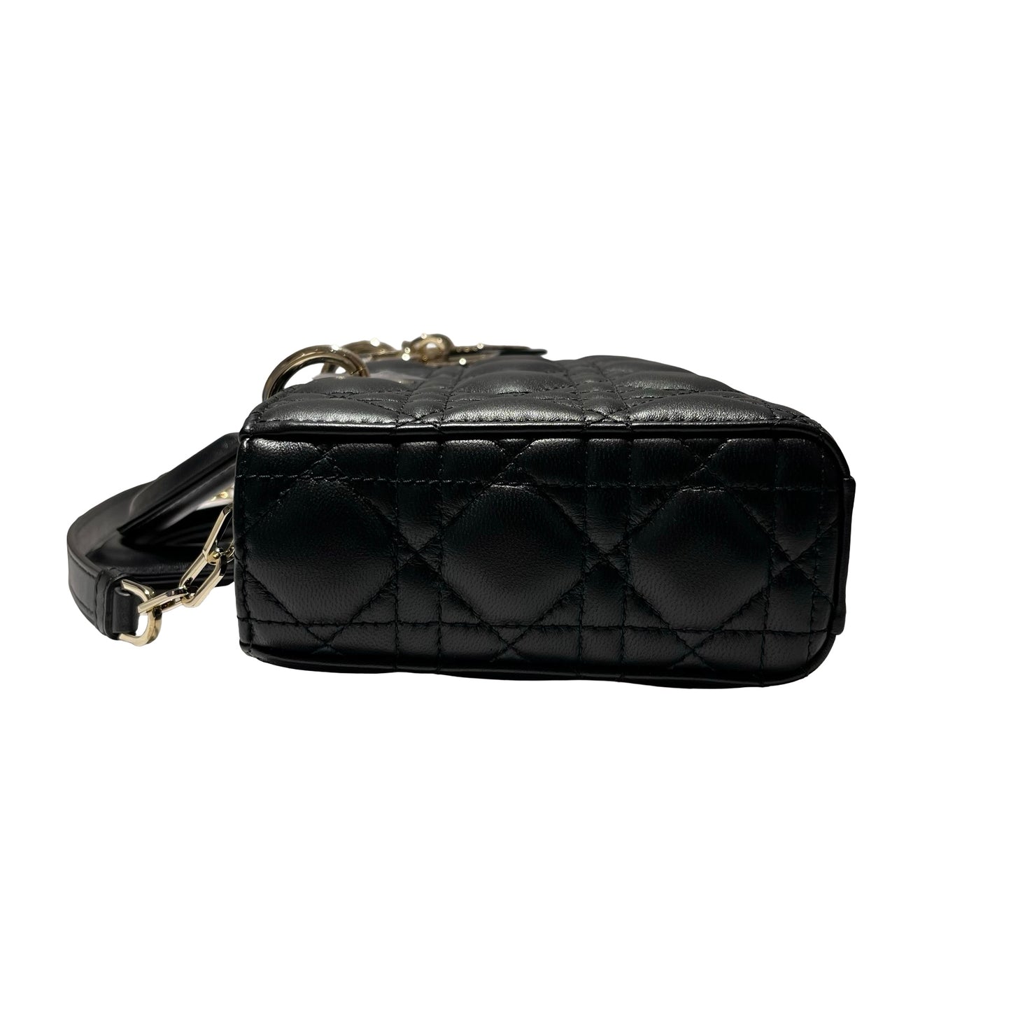 DIOR D-Joy Medium Handbag Black GHW