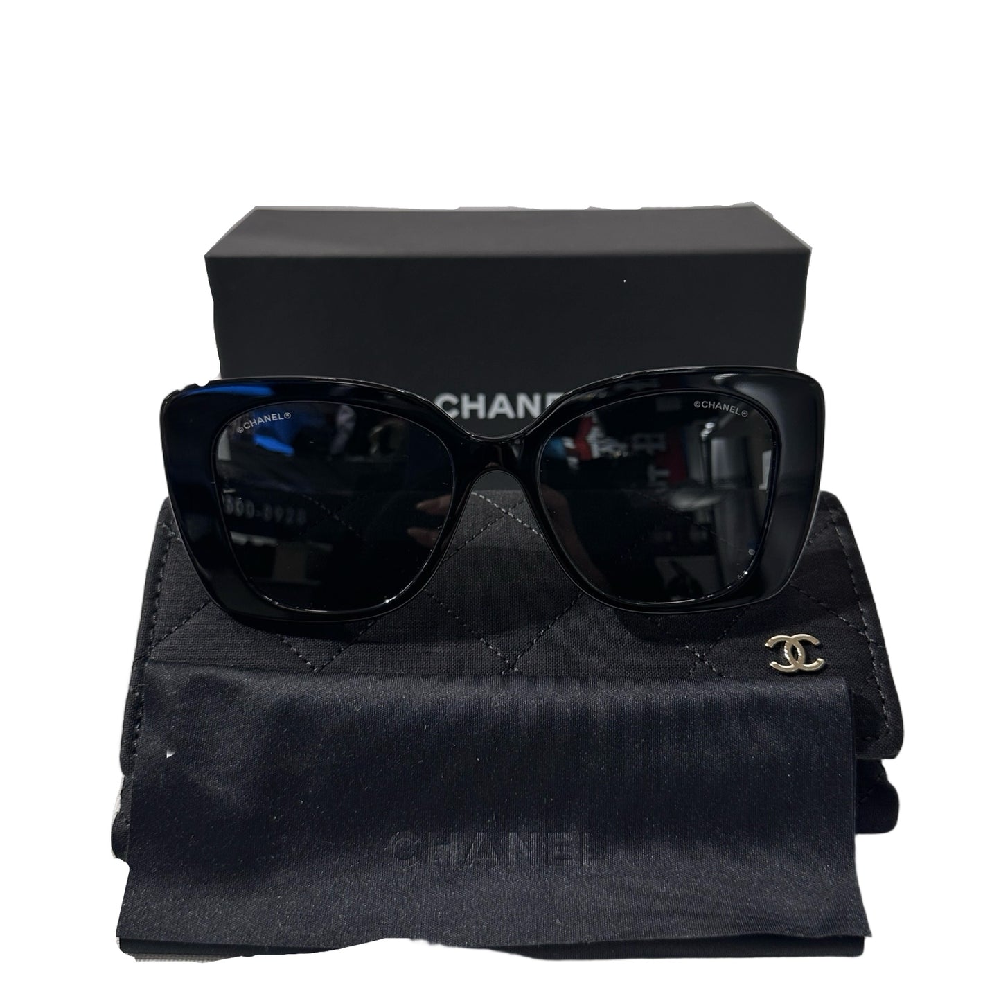 Used Chanel Sunglasses Sunglasses SUNGLASSESS Black
