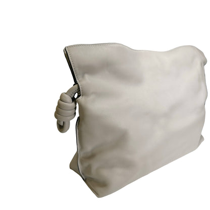 Used LOEWE Lambskin Flamenco Cross body bag Grey