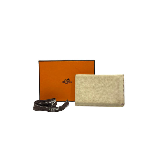 Used HERMÈS Wallet Wallet White