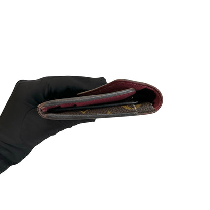 Used LOUIS VUITTON Monogram Canvas Sarah Wallet Long wallet Brown Gold