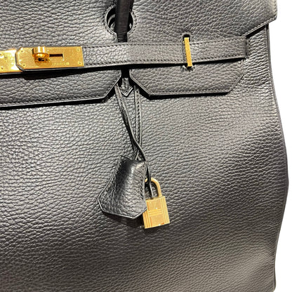 Used HERMES Togo Birkin Handbag Black