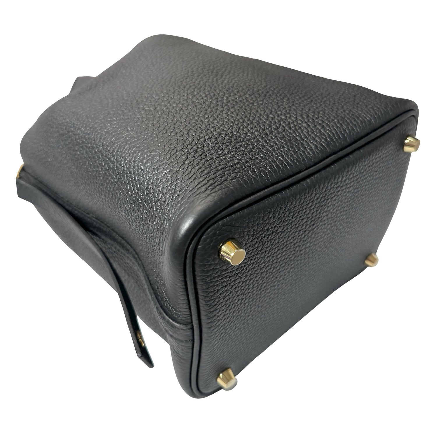 Unused HERMÈS Picotin 18 Handbag Black GHW