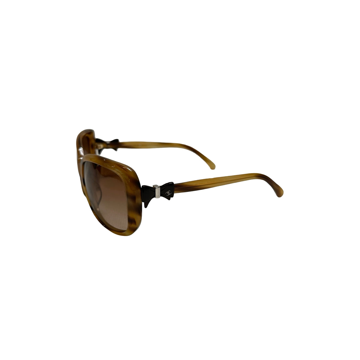 Used CHANEL Tortoise shell Sunglasses SUNGLASSESS Brown