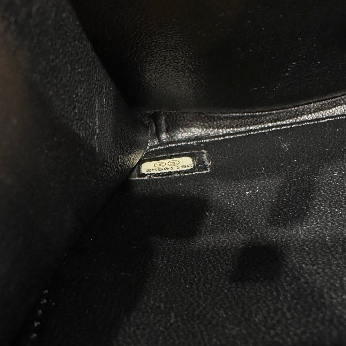 Used Chanel Vanity Case Chain Shoulder Bag Black GHW
