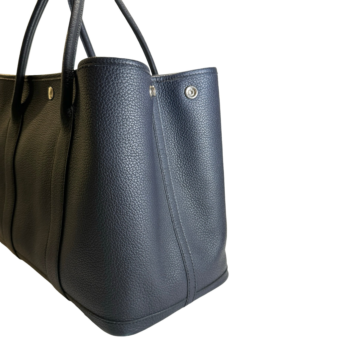 Used HERMES Negonda Garden Party 36 Tote Bag Navy PHW