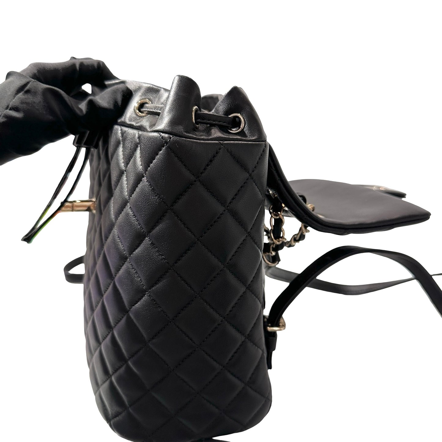 Used CHANEL Lambskin Leather Backpack