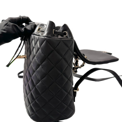 Used CHANEL Lambskin Leather Backpack