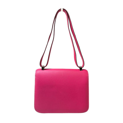 Used Hermès Constance 24 Shoulder Bag Pink PHW
