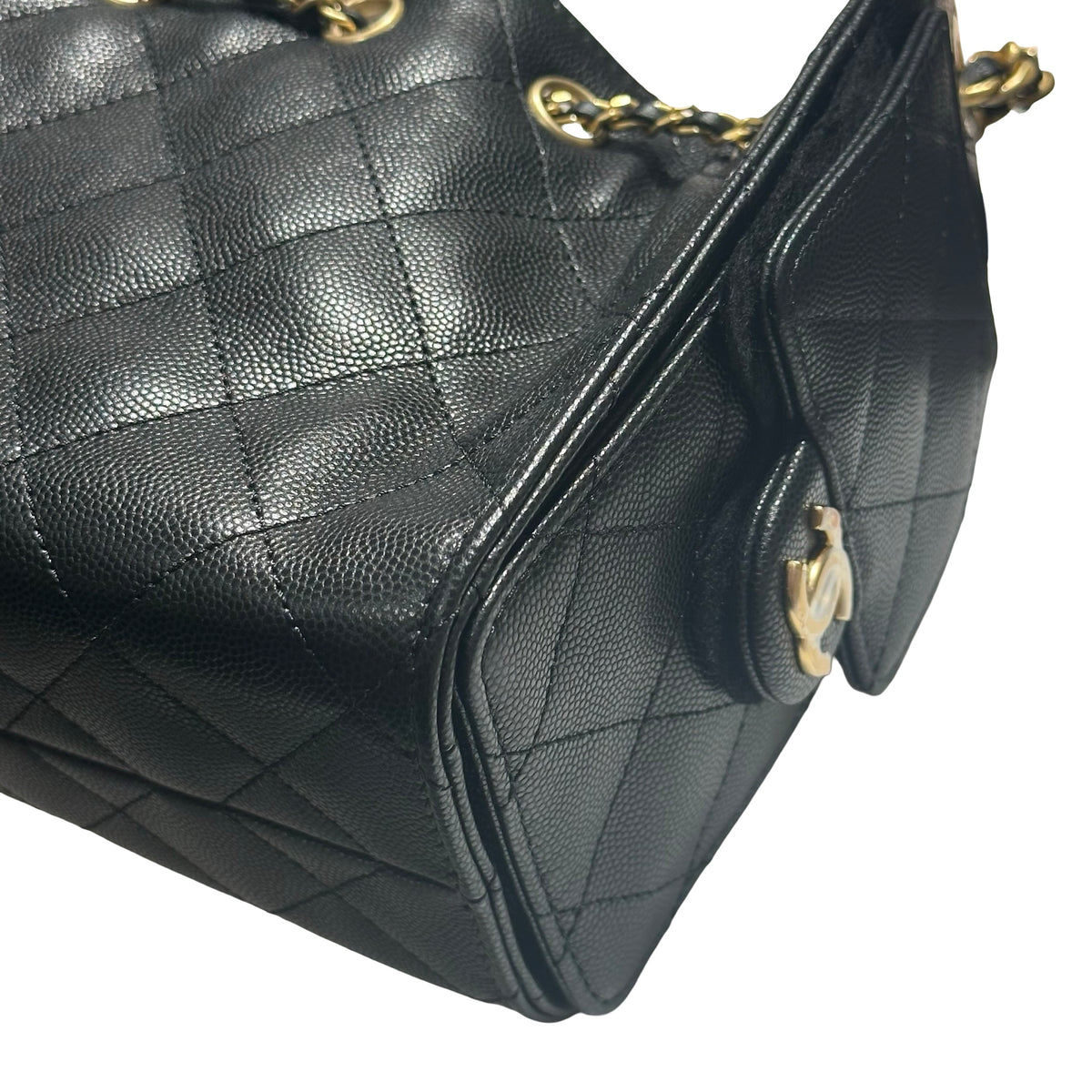 Brand New CHANEL Mini 25 Bag Shoulder Bag Black GHW