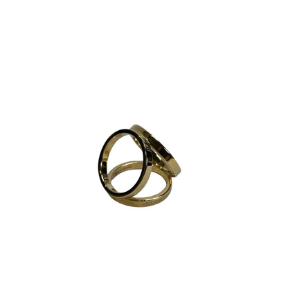 Used HERMES Scarf Ring Scarf ring Gold