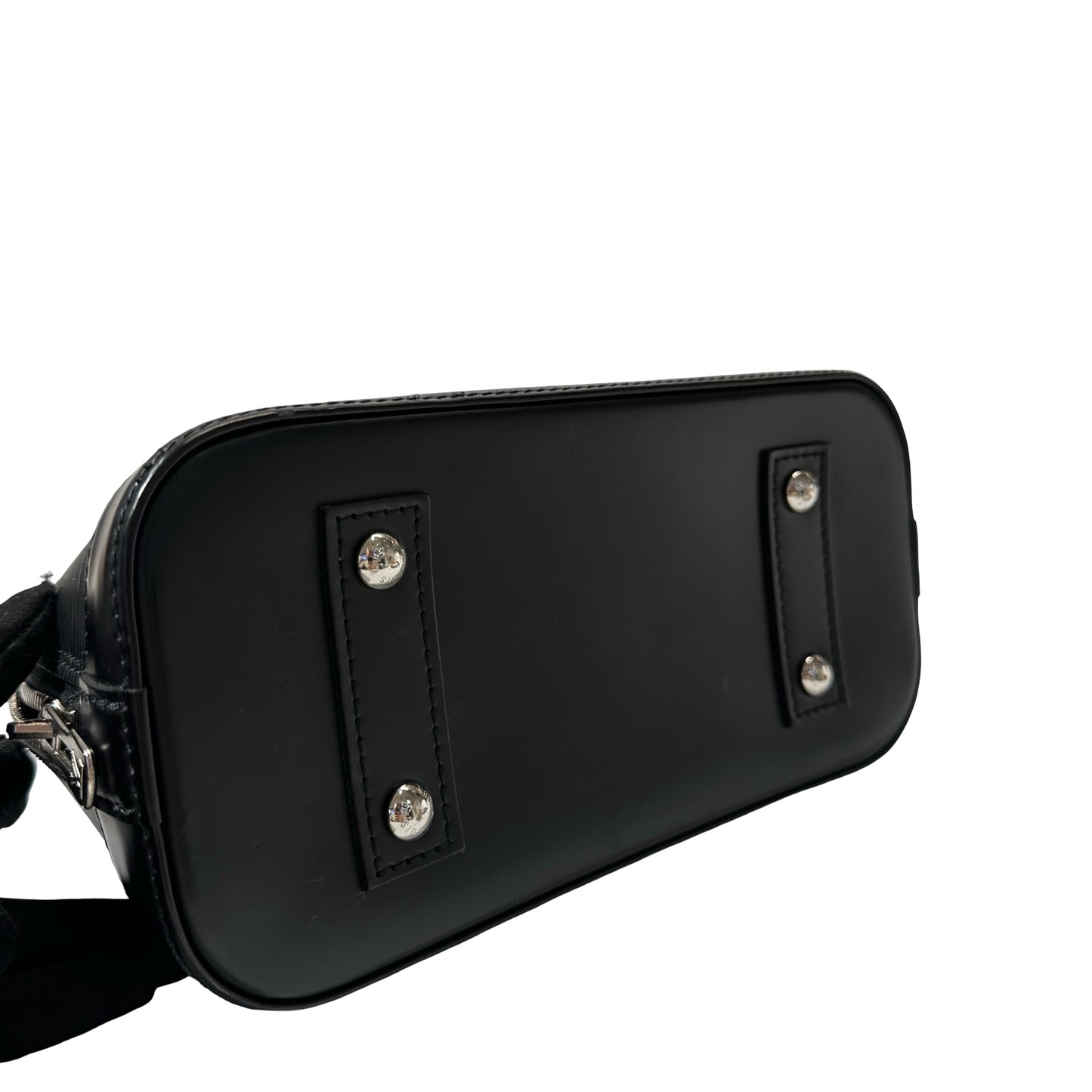 Used Louis Vuitton Epi Leather Alma BB Shoulder Bag Black PHW