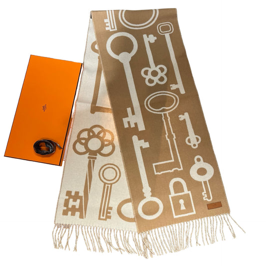 Unused Hermès Scarf Beige