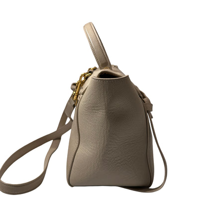 Used Céline Belt Cross Body Bag Beige