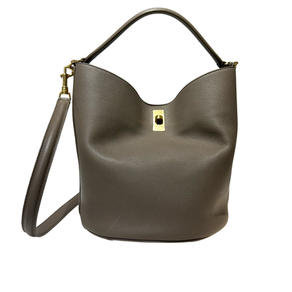 Calfskin Bucket 16 Two Way Shoulder Bag [101069]