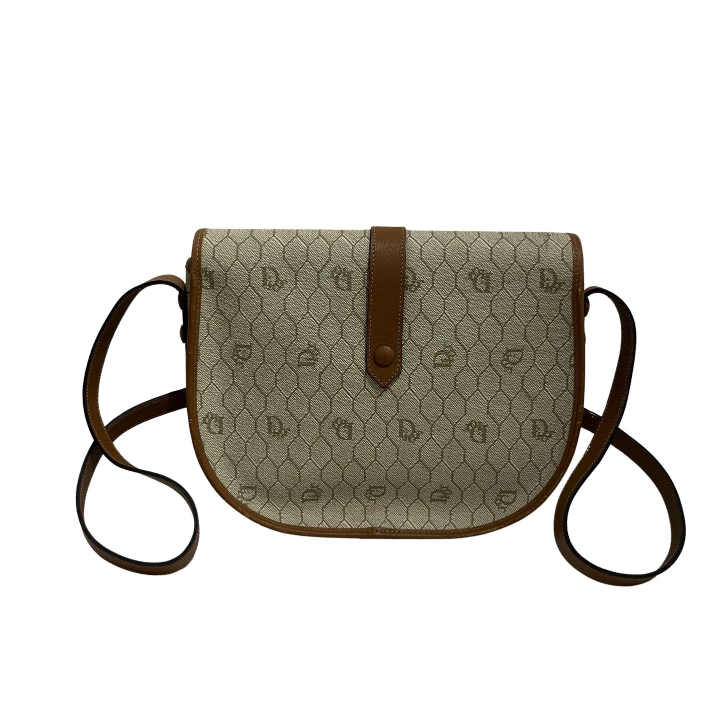 Coated Canvas  Cross Body Bag [100690]