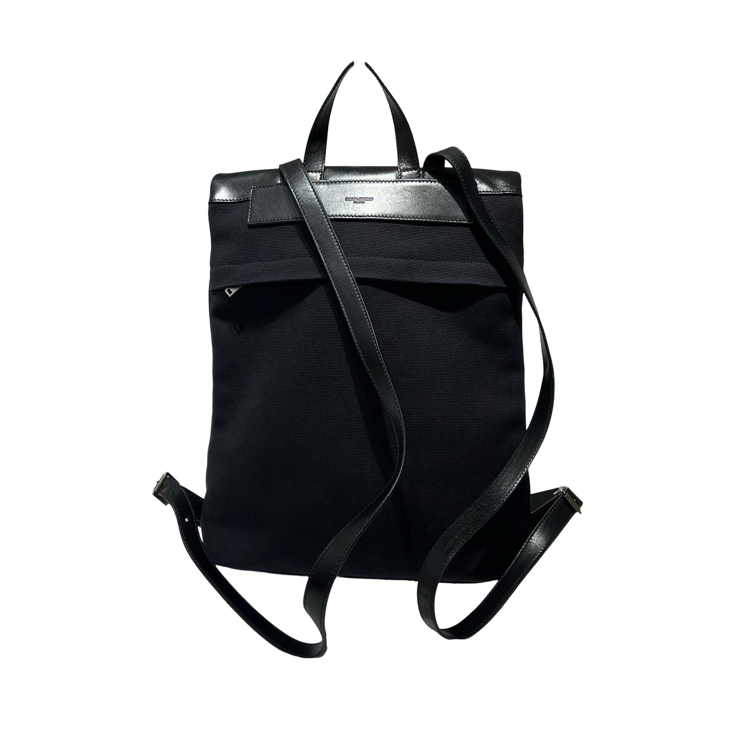 Calf Skin,Canvas  Backpack [101008]