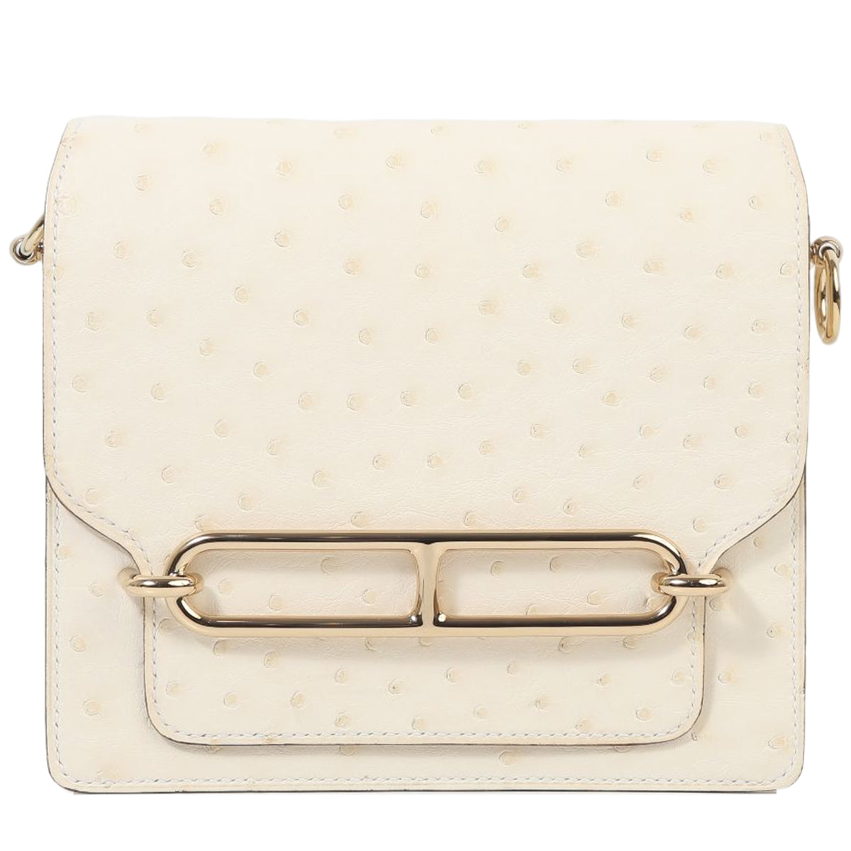 Ostrich Mini Roulis Shoulder bag [100539]