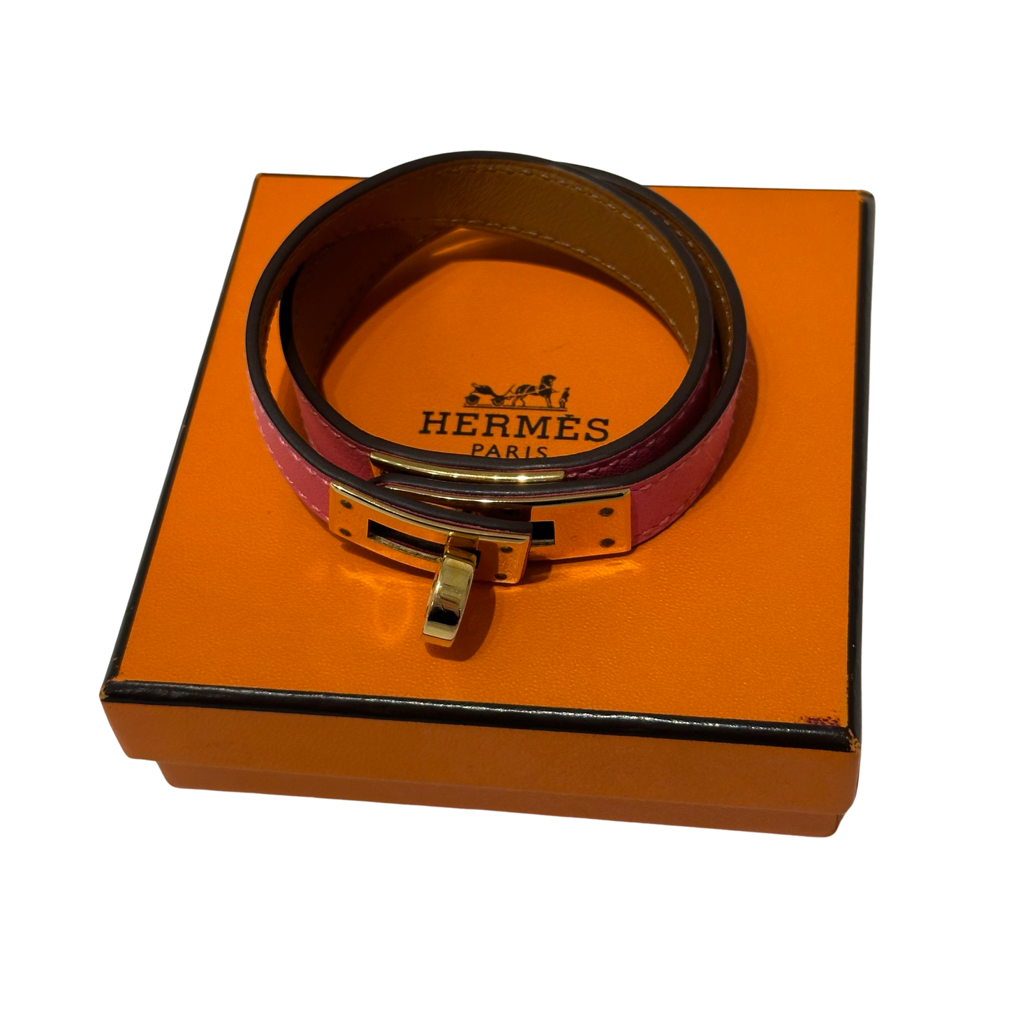 Swift Leather Kelly Double Tour Bracelet [100978]