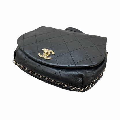 Matelasse Quilted Calfskin  Chain Shoulder Bag [101132]