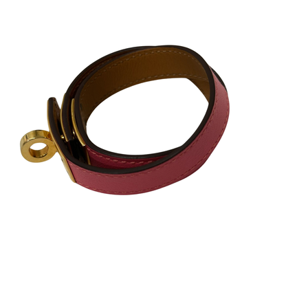 Swift Leather Kelly Double Tour Bracelet [100978]