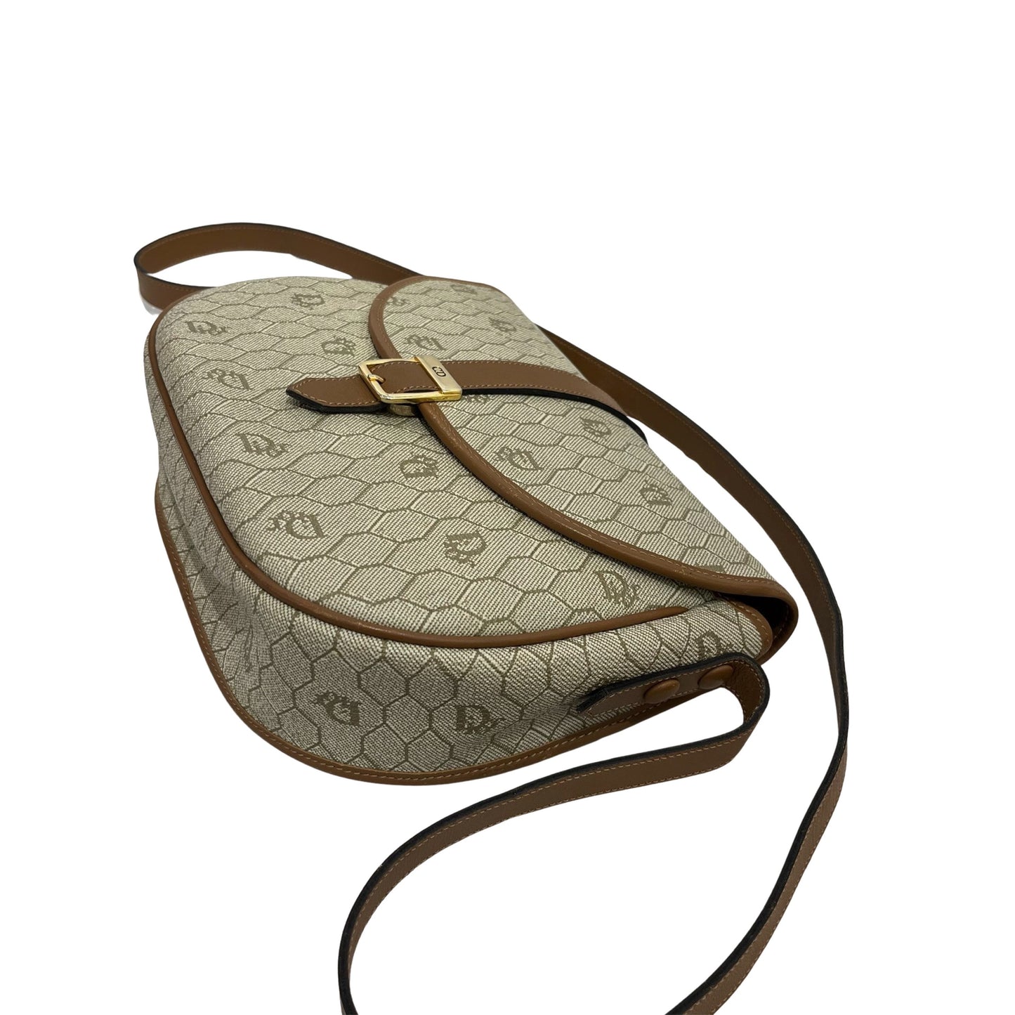 Coated Canvas  Cross Body Bag [100690]