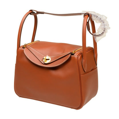 Taurillon Clemence Lindy 26 Two Way Shoulder Bag [100542]