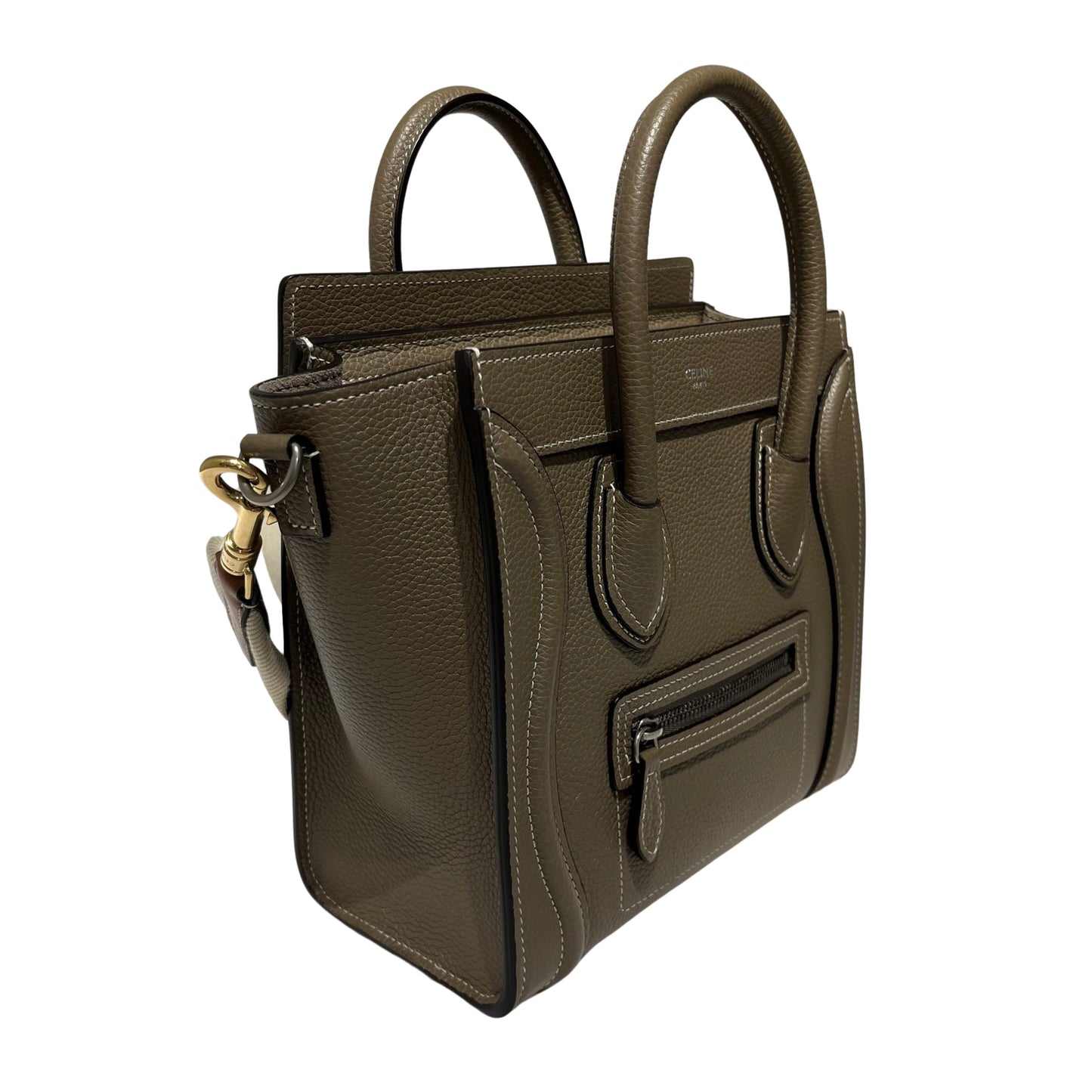 Calfskin NANO LUGGAGE Two Way Shoulder Bag [100935]