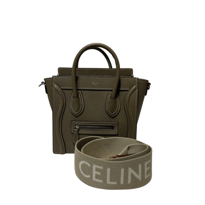 Calfskin NANO LUGGAGE Two Way Shoulder Bag [100935]