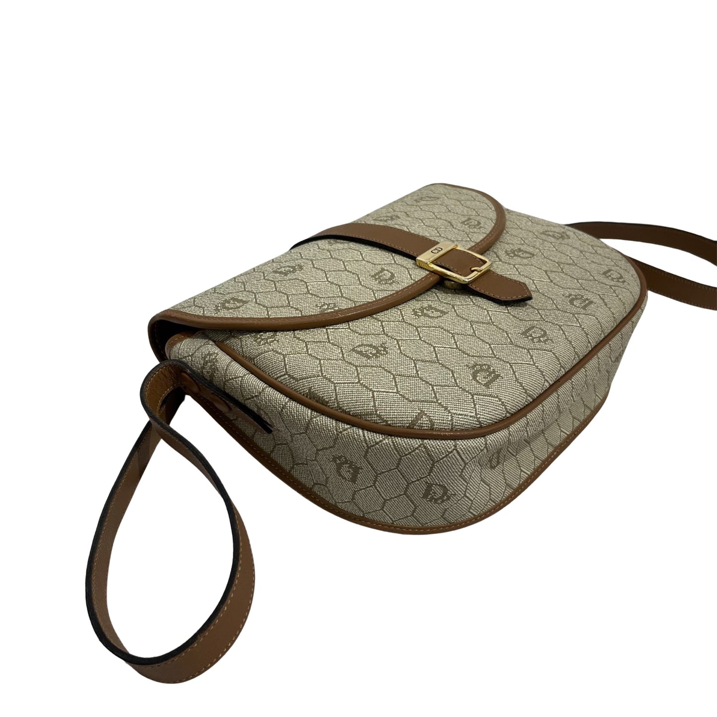 Coated Canvas  Cross Body Bag [100690]